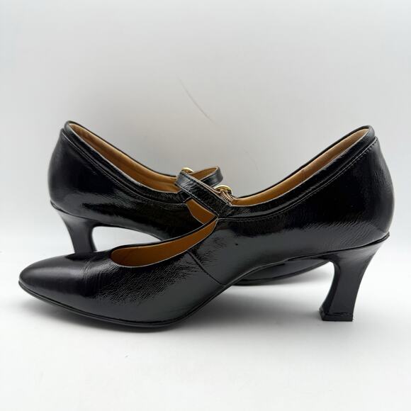 Sofft Womens Sienna Mary Jane Pumps US 11 M EU 43 Black Leather EUC - Picture 7 of 14
